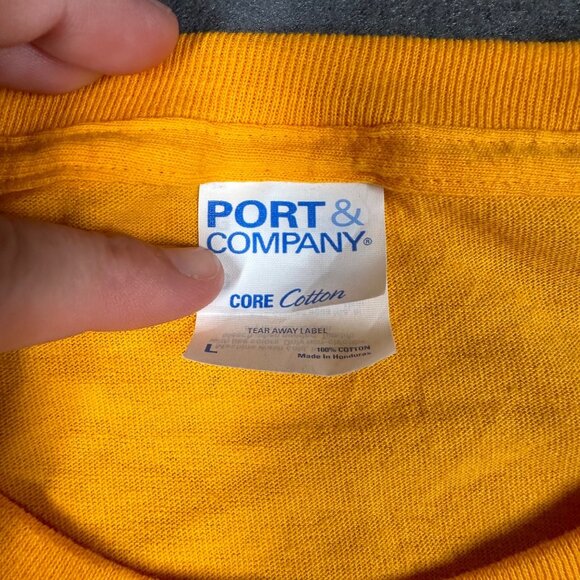 Southern‎ Mississippi Mens Large Golden Eagles Basketball Yellow SS Crew T-Shirt - Picture 6 of 8